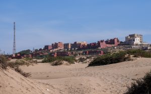 Vue du village de Sidi R'bat, près d'Agadir au Maroc